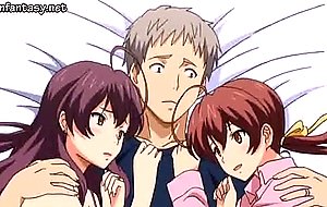 Crazy anime babes with huge tits