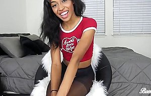 Cute ebony step sister wants to fuck