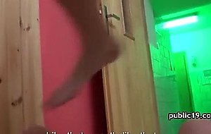 Super teen honey fuck in public