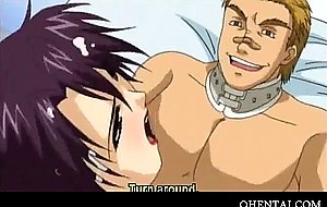 Anime beauty rides and eats professors cock