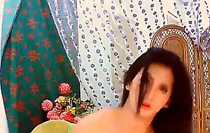 Tgirl sucking teases own cock