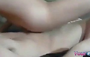 Fucking a busty schoolgirl
