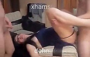 Sexy latina tranny trio sex