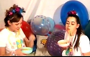 Beautiful lesbian teens play like little adultbabies