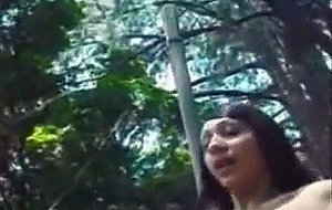 Outdoor fuck in the woods