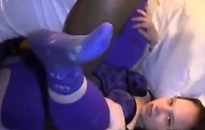 Bbw teen gf creampied by black jock!