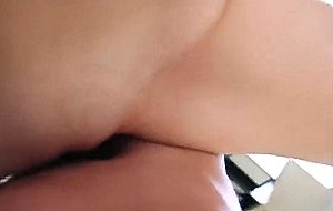 Busty girl gets a load of cum