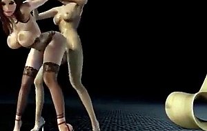 Busty chick and her futa friend