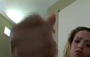 Lonely blonde amateur solo