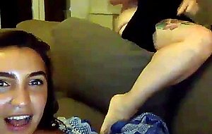 Real mother and daughter webcam