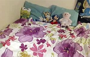 Teen blonde by webcam