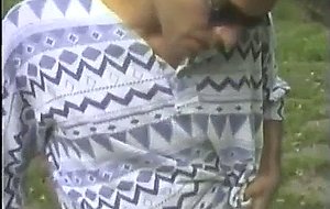 Hot sucking outdoor