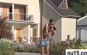 Amazing teen with small tits