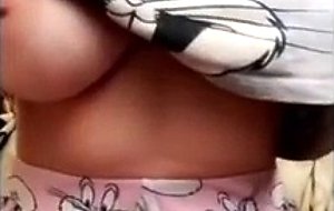 Teen with perfect body in the shower 
