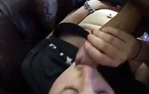  amateur redhead gives bj to big 
