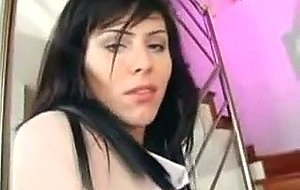 Amateur sex with a burning tgirl