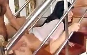 Amateur sex with a burning tgirl