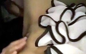 Japanese amateur wife in public restroom