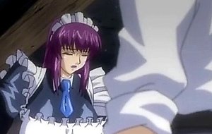 Bondage hentai shemale bigboobs with three cocks sucking her master cock