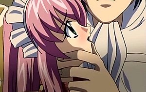 Bondage hentai shemale bigboobs with three cocks sucking her master cock
