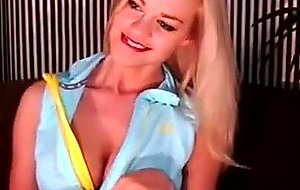 Blonde samantha zavodska perfect cumshow 