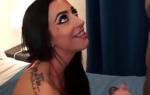 Nasty british sister goes black 