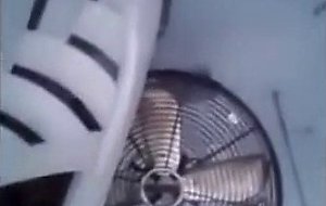 Son catches mom bathing