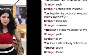 Omegle, guy showing off sisters pics non naked 