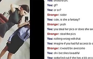 Omegle, guy showing off sisters pics non naked 