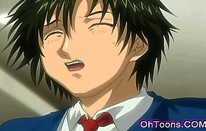 Hot brunette milf sucking thick meaty cock