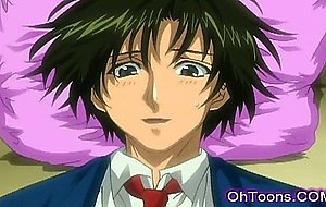 Hot brunette milf sucking thick meaty cock