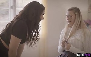 Whitney and carolina shared lucas cum 