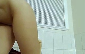 Hot blonde rides vibrator on cam 2 