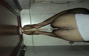 Horny Gay teen takes plunger in ass