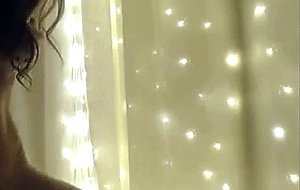 Skinny brunette girlfriend riding a vibrator 