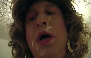 Andi's gurlfriend takes a load on her face