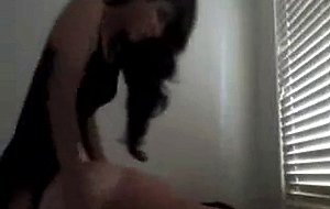 Transexual amateur fuck her boy on ass