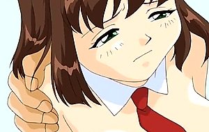 Teen hentai maid gets drilled