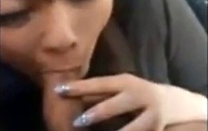Amateur browjob 