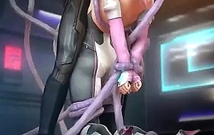 Redhead animated gets boobs fucked