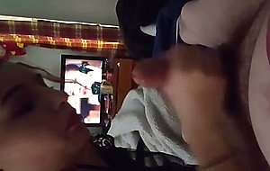 Teen milks big dick 