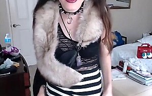 Cd rubs one out in lingerie