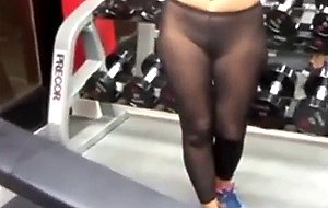 Pantyhose with no panties 