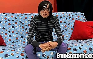 Emo twink miles pride gets nude and jerks off