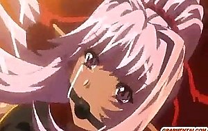 Bondage anime ghetto with big boobs brutally fucked