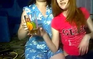 Neighbours housewifes playing on the floor 