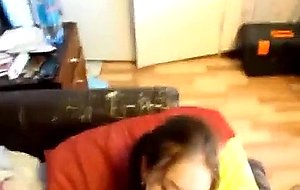 Awesome busty girl fucks anal
