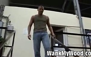 Mature blonde really loves stroking this think young cock