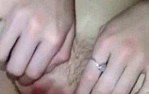 Yr old allie taking a huge cum in her young puss 