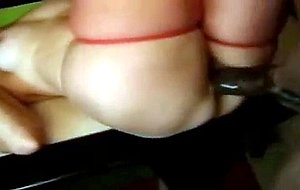 Mature blonde sucks long black dick and fucked